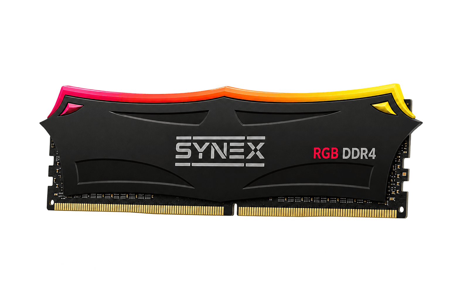 Memoria Gamer Synex Frame RGB D4 Onyx 16GB DDR4 3200MHz CL22 — Presencia que completa tu equipo.
